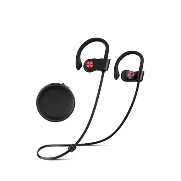 RHEA- Bluetooth Headphones, Bluetooth 5.3 Ipx7 Waterproof Wireless Sports - Redblack