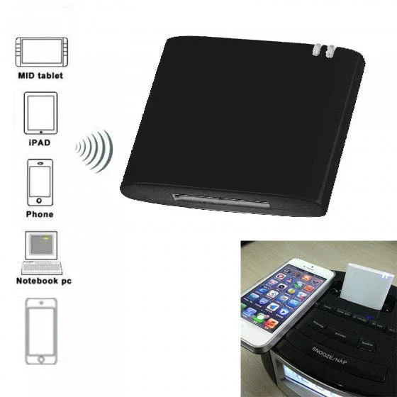 RHEA- Bluetooth Music Receiver Adapter For Bose Sounddock Series Ii 10 & Portable