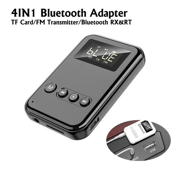 RHEA- Bluetooth Transmitter & Receiver Wireless Adapter For Home Stereos/Speakers