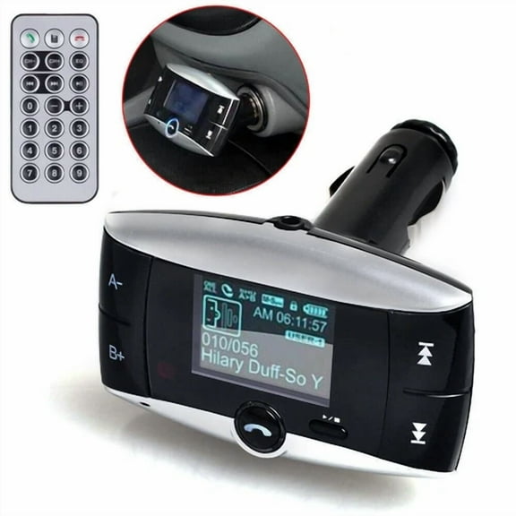 RHEA- Bluetooth Wireless Fm Transmitter Modulator Car Kit Mp3 Player Sd Usb Lcd Remote