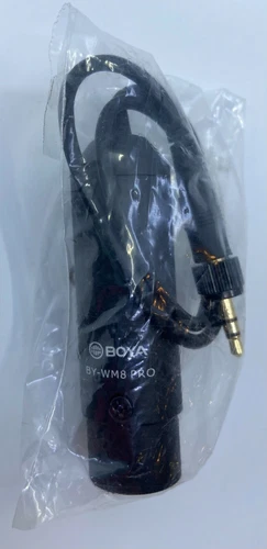 RHEA- Boya By-Wm8 Pro K1 Uhf Dual-Channel Wireless Microphone System Cable Only