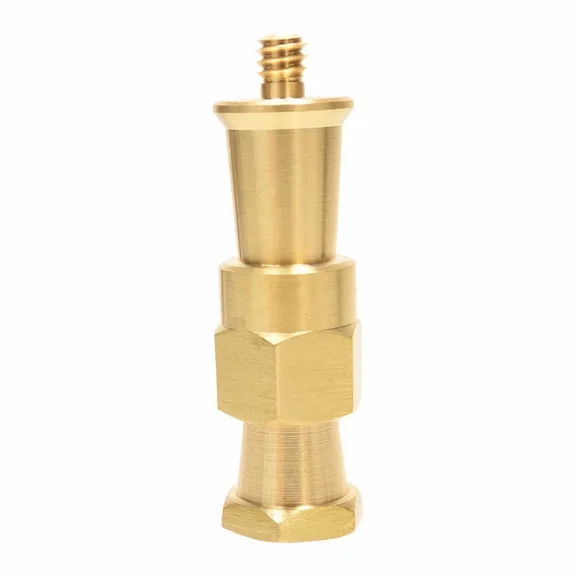 RHEA- Brass Spigot 1/4"-20 M Thread Screw Adapter Hex Stud For Manfrotto Super Clamps