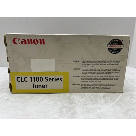 RHEA- Canon Genuine Clc1100 Yellow Toner Cartridge 1441A003 For Clc1100/1120/1140/1180