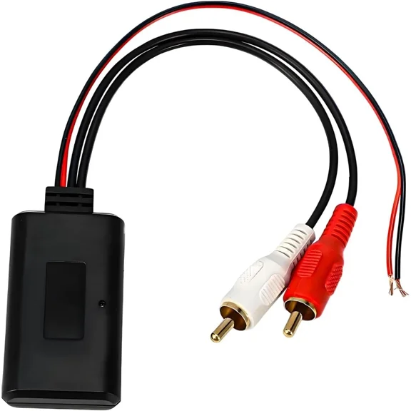 RHEA- Car Bluetooth Aux Adapter, Bluetooth 5.0 Adapter Module With 2 Rca Input Aux
