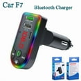 thumbnail image 1 of RHEA- Car F7 Charger Bluetooth Fm Transmitter Dual Usb Quick Charging Type C Pd Ports, 1 of 6