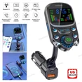 thumbnail image 1 of RHEA- Car Wireless Mp3 Player Bluetooth Fm Transmitter Usb Fast Car Charger Adapter Tf, 1 of 6