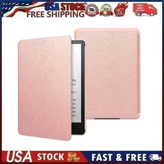 RHEA- Case For 6.8" Kindle Paperwhite 11Th Gen 2021 Released Pu Leather Cover