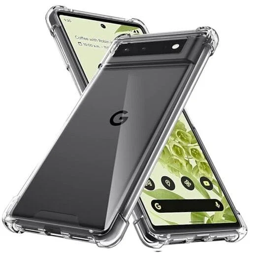 RHEA- Case For Google Pixel 6 Shockproof Bumper Protective Google 6 Crystal Clear