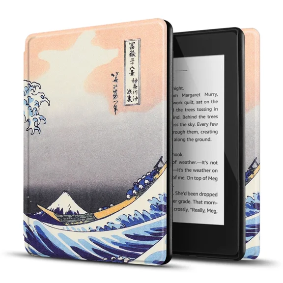 RHEA- Case For Kindle Paperwhite 10Th Gen E-Reader Slim Smart Cover Sleeve Auto Sleep