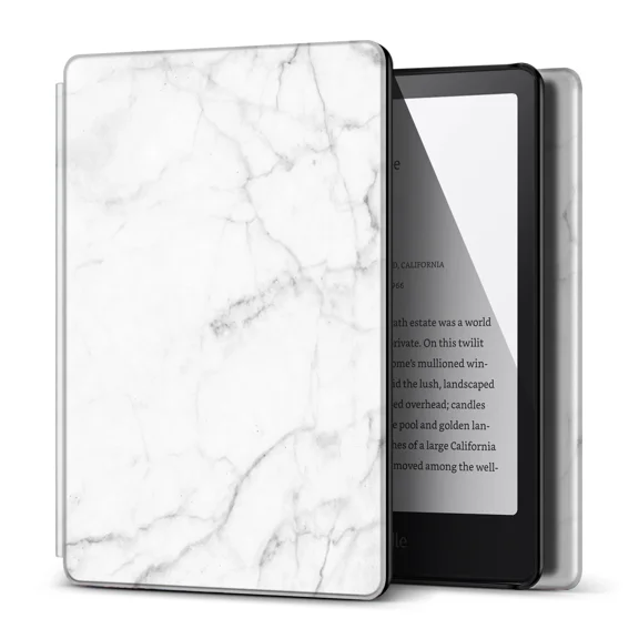 RHEA- Case For Kindle Paperwhite 12Th Gen 2024, Marble White