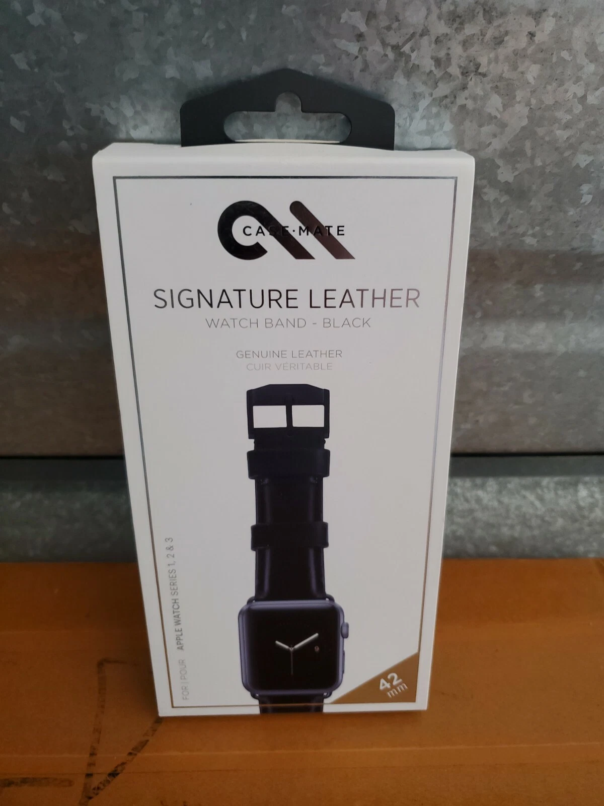 RHEA- Case-Mate Apple Watch Classic Buckle Band - 42Mm - Black