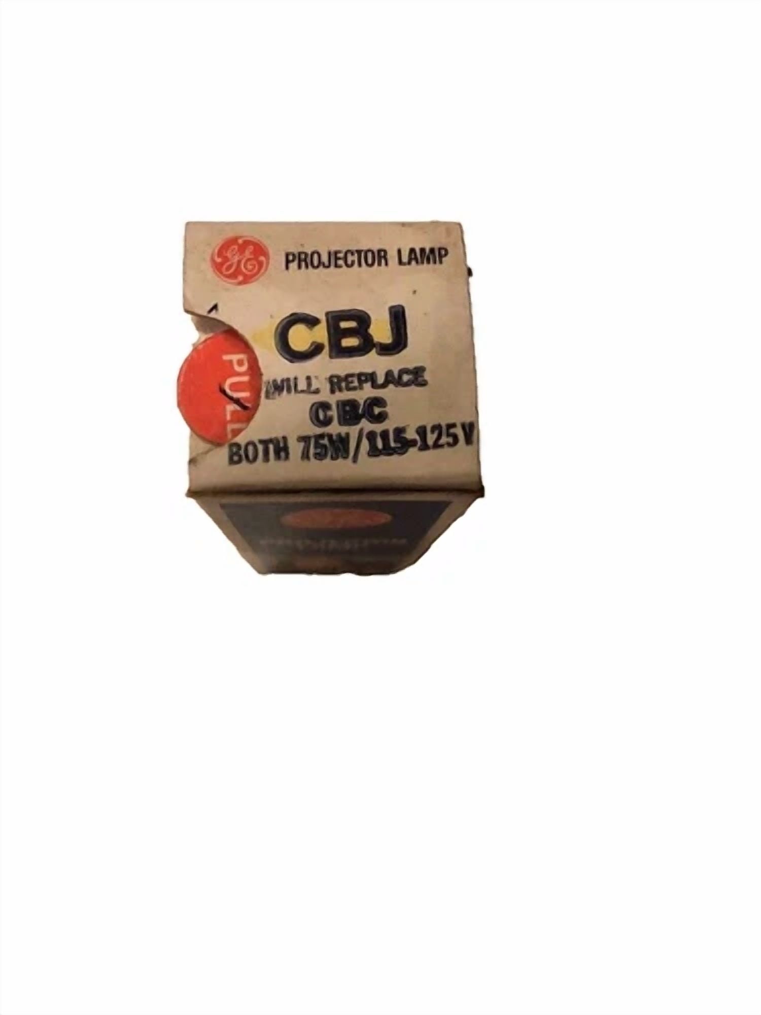 RHEA- Cbj - Cbc Projector Projection Lamp Bulb 75W 115-125V Ge Brand *Avg 50-Hr Lamp