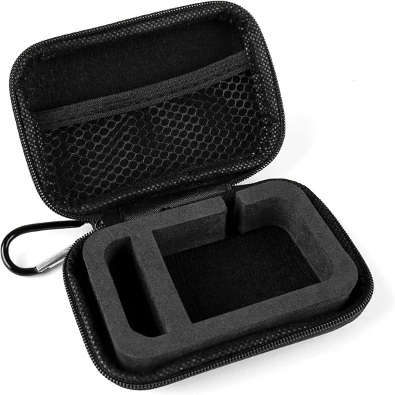 RHEA- Ccz Zc02 Earbuds Case With Carabiner, Eva Iem Case For In Ear Monitors, In Ear H