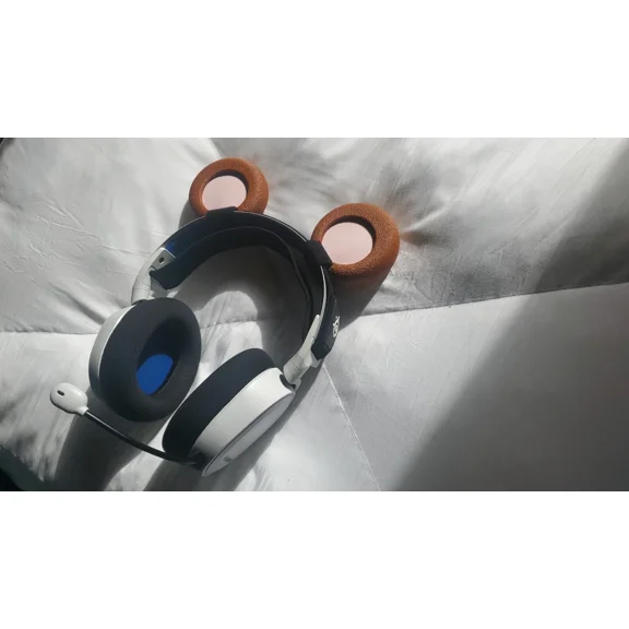 RHEA- Cute Teddy Bear Ears For Headphones/Headbands - Cosplay, Gaming, Fun