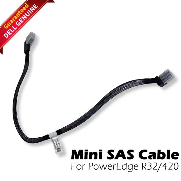 RHEA- Dell Poweredge R420 Black 18" Mini Sas A-B Sata Cable Y4Xc9 0Y4Xc9 Cn-0Y4Xc9