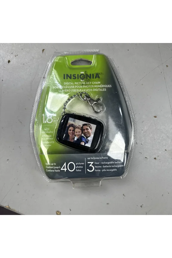 - Digital Picture Key Chain Insignia 1.8" Lcd Color Display Holds Up To 40 Photos