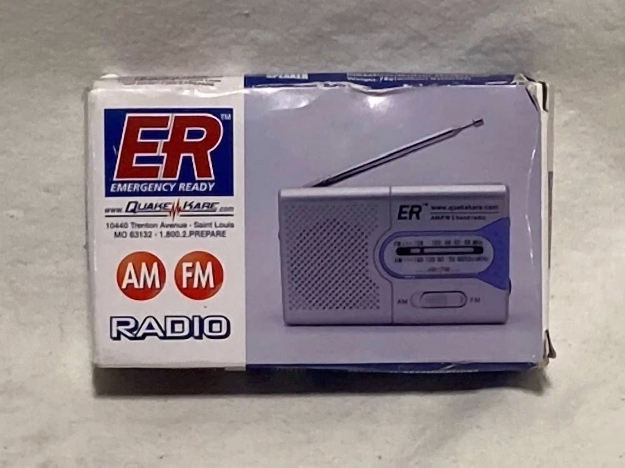 RHEA- Emergency Ready Am Fm Pocket Radio - New - Fast Free Shipping