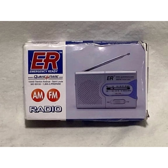 RHEA- Emergency Ready Am Fm Pocket Radio - New - Fast Free Shipping