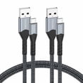 thumbnail image 1 of RHEA- Femoro Micro Usb Cable 3Ft Pack Of 2, A To 2.0 480Mbps 3 Feet, 1 of 6