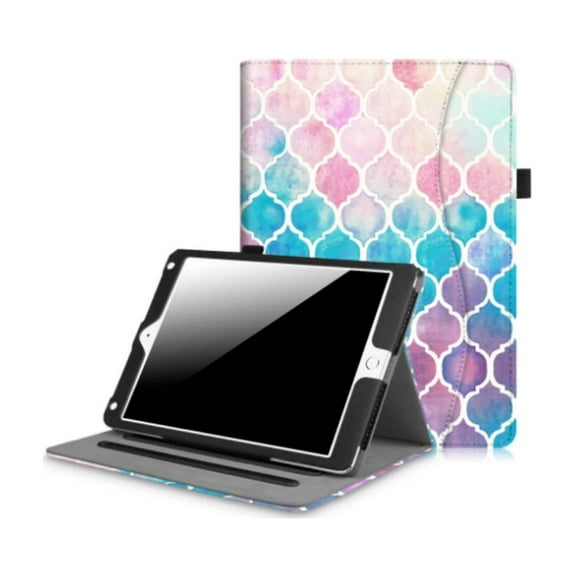 RHEA- Fintie Pu Leather Stand Cover For 8" Tablet Verizon Ellipsis 8 Hd Moroccan Love