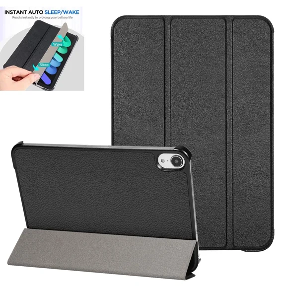 RHEA- For Apple Ipad Mini A17 Pro 8.3 Inch Case (2024) Folio Leather Stand Smart Cover