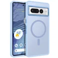 thumbnail image 1 of RHEA- For Google Pixel 7 Pro Case Mag Safe Magnetic Matte Shockproof Cover, 1 of 6