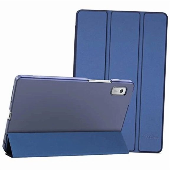 RHEA- For Lenovo Tab M9 Case 9 Inch 2023, Slim Stand Hard Back Shell 2-Navy