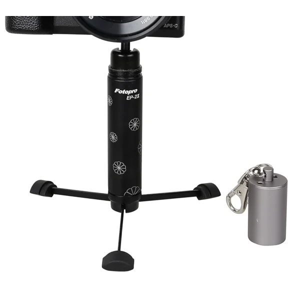 RHEA- Fotopro Ep-2Ii Mini Pocket Tripod For Smartphone Black/Grey