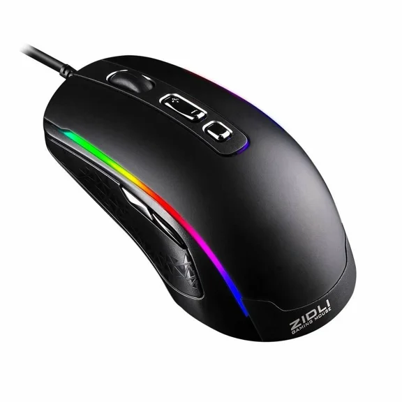RHEA- Gaming Mouse Wired,Ergonomic Game Usb Computer Mice Rgb Gamer Desktop Laptop Pc