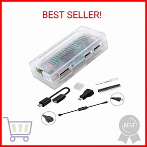 RHEA- Geeekpi Pi Zero 2 W Case/Zero W Case, 7 In 1 Basic Starter Kit With Pi Zero Heat