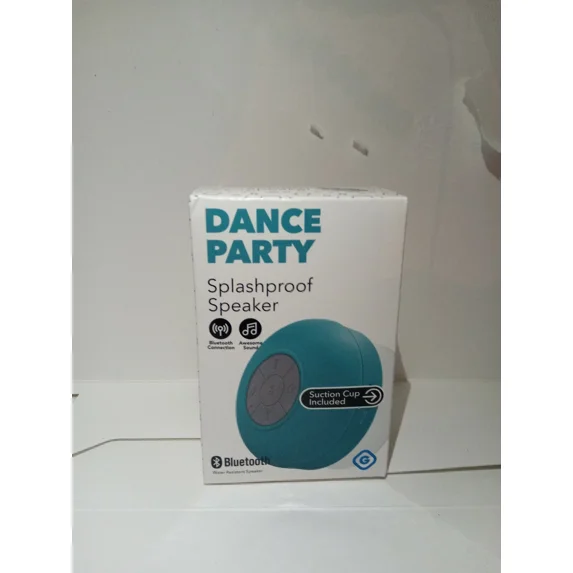 RHEA- Gem Dance Party Splash-Proof Bluetooth Speaker - Blue