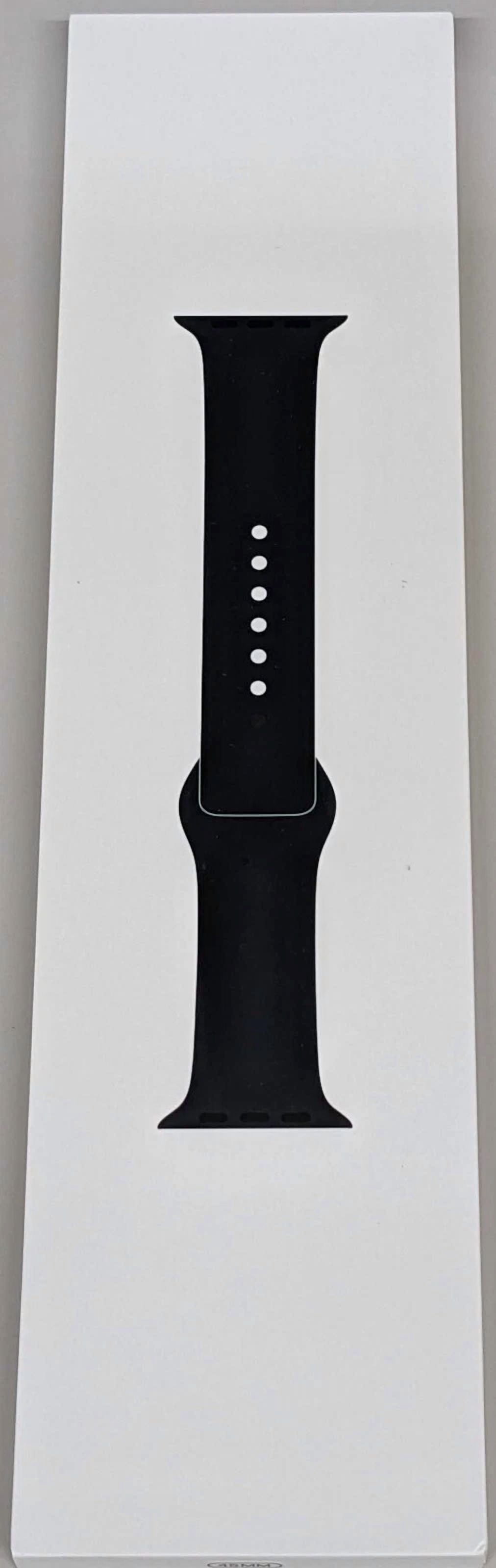 RHEA- Genuine Apple Watch Sport Band Strap(45Mm) Midnight - (Fits 140210Mm Wrists)