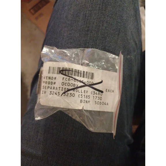 RHEA- Genuine Canon Fc6-6661-000 Separation Roller Assembly