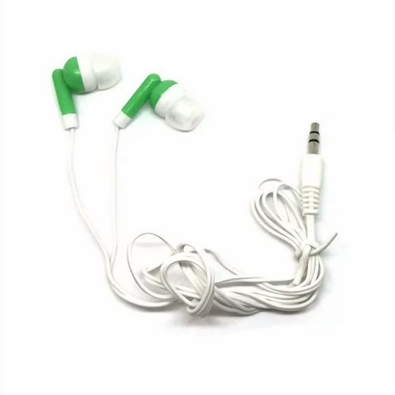 RHEA- Green Stereo Earbud Headphones -Pack Of 2-