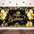 thumbnail image 1 of RHEA- Happy Birthday Backdrop Banner Photo Booth Backdrop Background Banner Decor, 1 of 6
