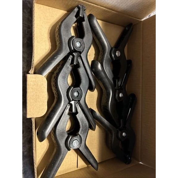 RHEA- Heavy Dutyclamps 6-Pack Set 4.5 Inch F Photography Backdrops/Backgrounds 1