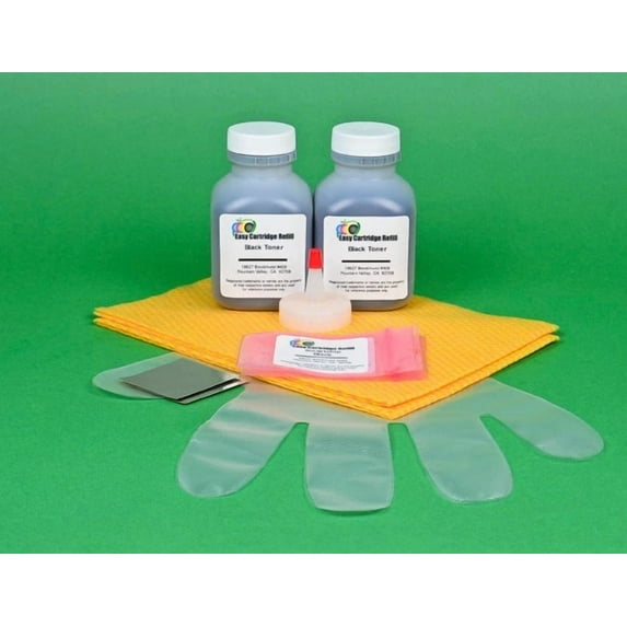 RHEA- Hp P1005 P1006 P1009 35A Cb435A 2-Toner Refill Kit With Chips. 180Gr. 3K Pages