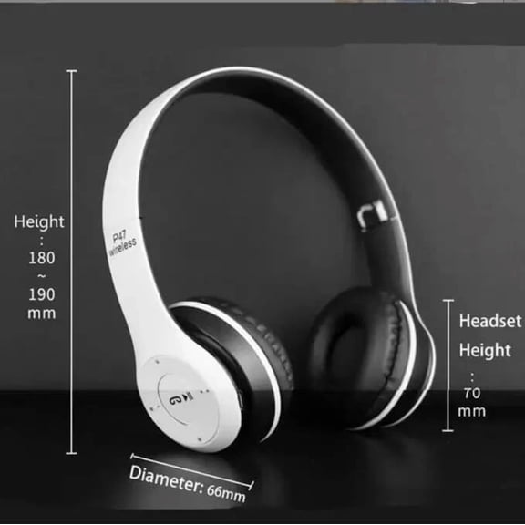 RHEA- Hybrid Noise Cancelling Bluetooth Headphones With Mic White