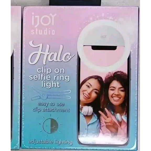 RHEA- Ijoy Halo Phone Ring Light Usb Rechargeable Clip-On Selfie Light Portable