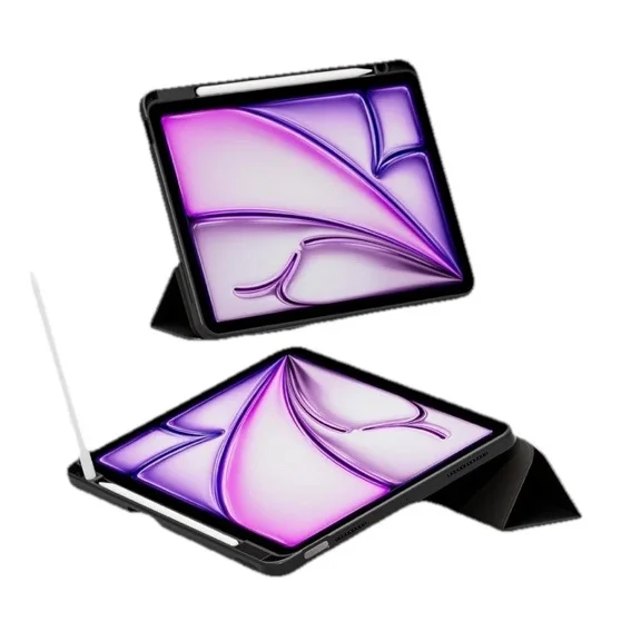 RHEA- Ipad Air 6Th Generation Case 11 Inch M2 2024 Ipad Air 5Th / Ipad Air 4 Black