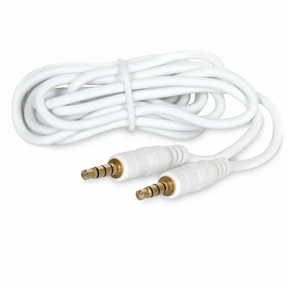 RHEA- Isound Isound-6378 Audio Cable Twin Pack For All 3.5Mm Audio Devices Black/White