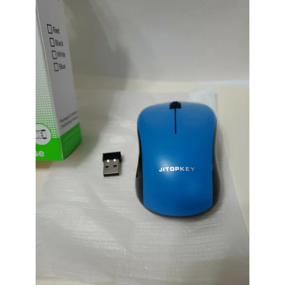RHEA- Jitopkey Wireless Mouse, 2.4Ghz Comfortable Click Mouse With Usb Receiver.
