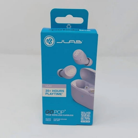 RHEA- Jlab Go Air Pop True Wireless In-Ear Headphones - Purple (Ebgairpoprllc124)