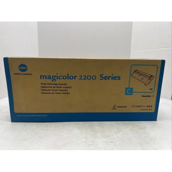 RHEA- Konica Minolta Magicolor 2200 Cyan Toner 1710471-004 - Brand New Oem