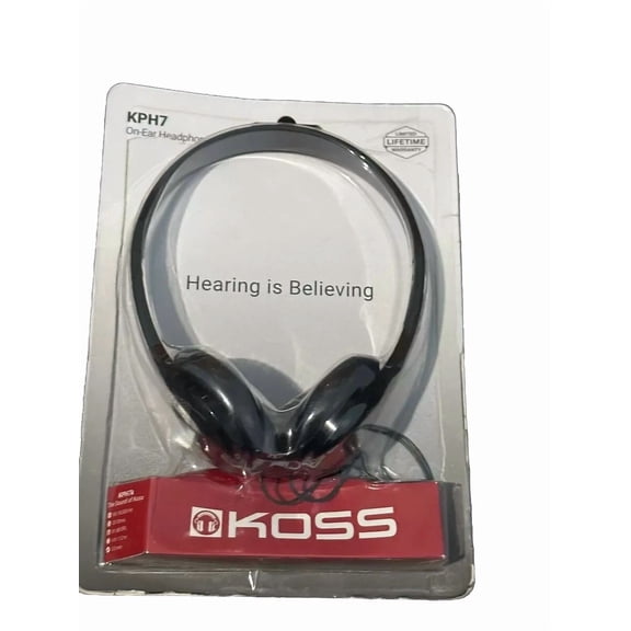 RHEA- Kooss Kph7 On-Ear Headphones 4Ft, 3.5 Mm Fast Free Shipping