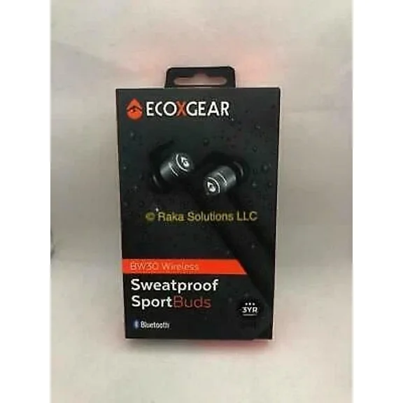 RHEA- Lot 4 Pcs Ecoxgear Sweat Proof Sport Buds Microphone & Control & Passive Noise