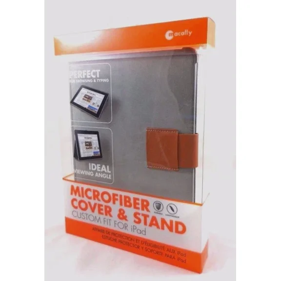 RHEA- Macally Case/Stand (Bookstandb) Carrying Case, Stand For Ipad Black