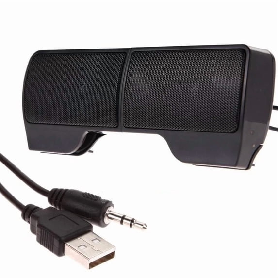 RHEA- Mini Portable Usb Stereo Speaker Soundbar For Notebook Laptop Mp3 Phone Pc Best