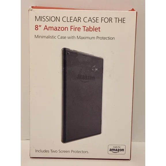 RHEA- Mission Clear Case For 8 Amazon Fire Tablet Mc62 Minimalisric