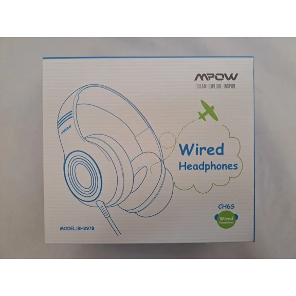 RHEA- Mpow - Wired Headphones (Pink) #Bh297B